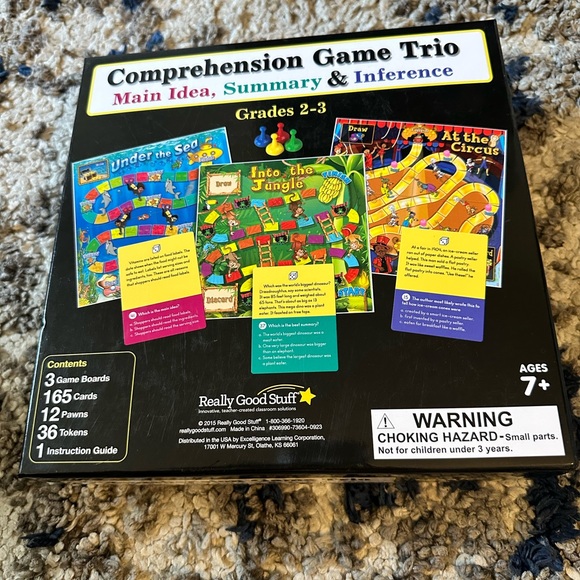 Comprehension Game Trio - Colorful Learning Set - Picture 1 of 2